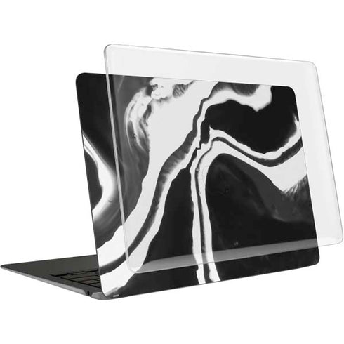 Black Marble Ink MacBook Air 15in (2023-2025) Case plus Skin